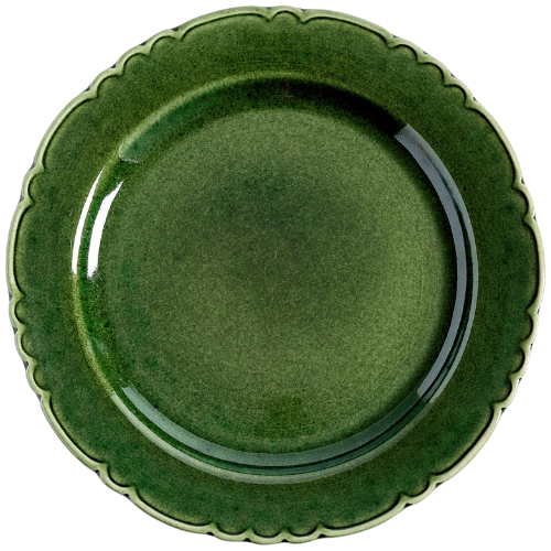 Pottery Barn (US) Paradiso Stoneware Salad Plates - Set of 4 green