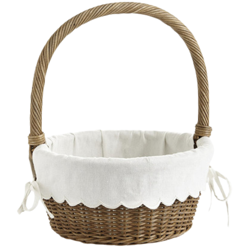 Ballard Designs Wicker Easter Basket with Liner