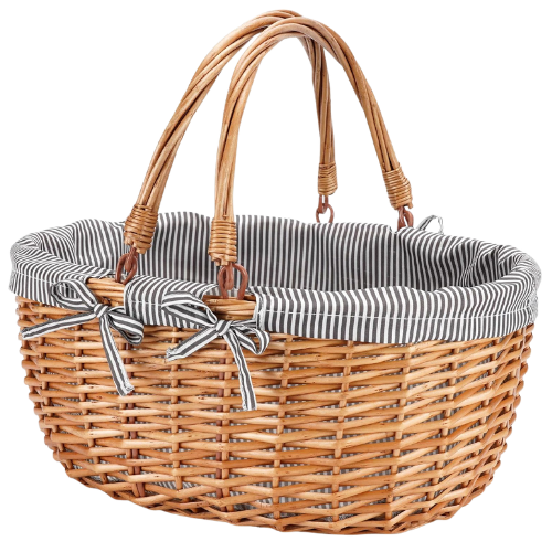 Ticking Stripe Liner Easter Basket