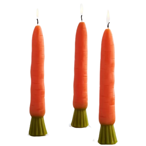 Target 6pk Carrot Taper Candle Set - Threshold