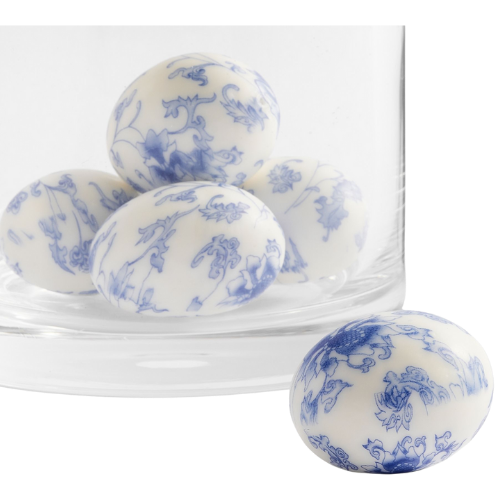 Pottery Barn (US) Toile Printed Eggs - Set of 5