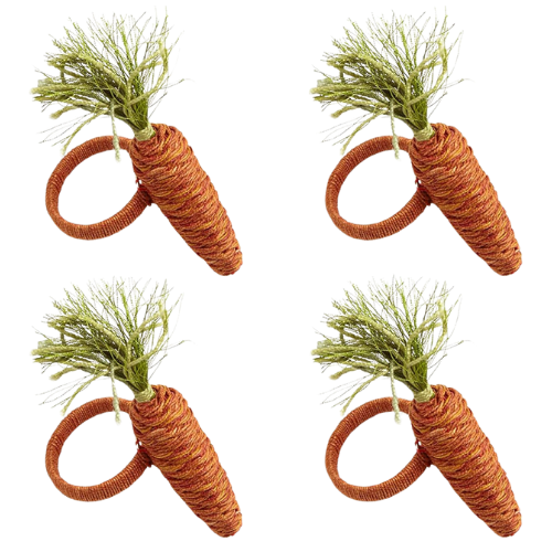 Set of 4 Easter Carrots Napkin Rings Napkin Holder Rings Amazon