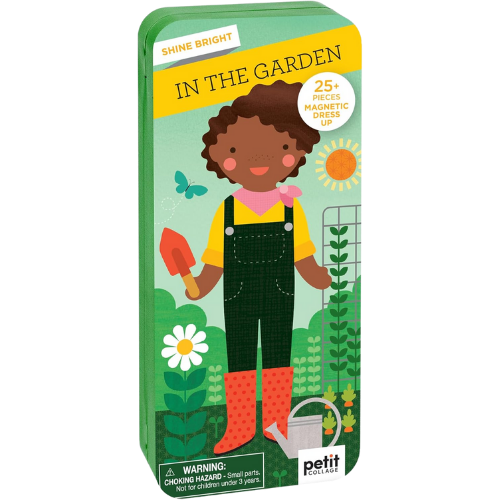 Petit Collage: Shine Bright - in The Garden Magnetic Dress-Up Toy Magnetic Game Board