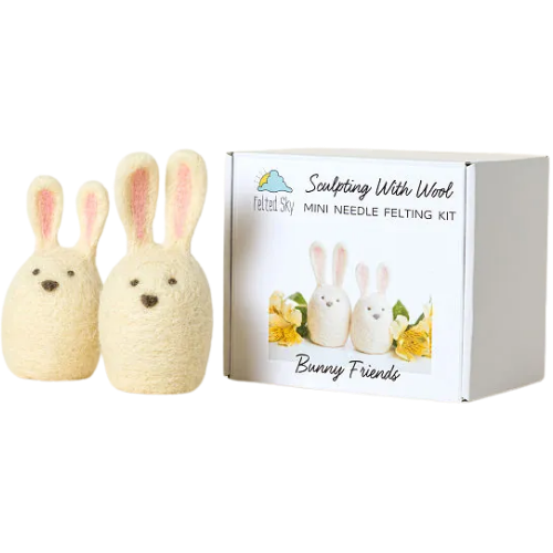 UncommonGoods DIY Bunny Besties Beginners Needle Felting Kit