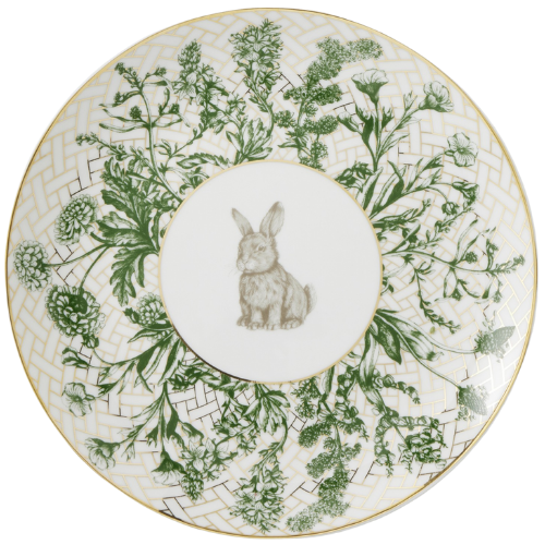 Williams-Sonoma Garden Lattice Salad Plates, Bunny