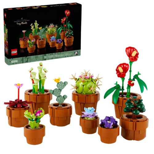 Target LEGO Icons Tiny Plants and Flowers Build and Display Set