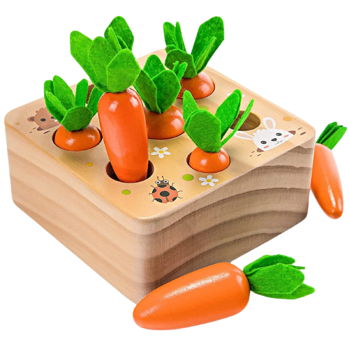 Carrot Montessori Wooden Toddler Toy