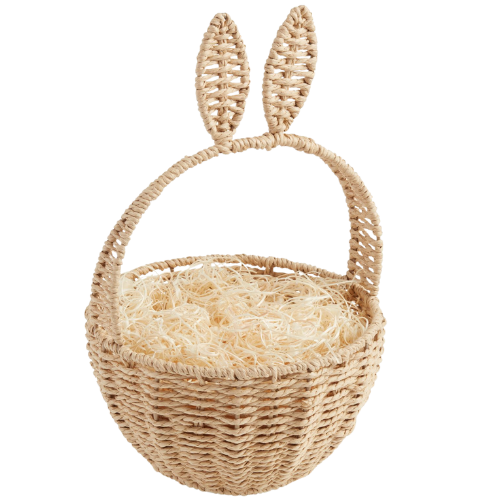 Bunny Ears Woven Easter Gift Basket Kit - World Market