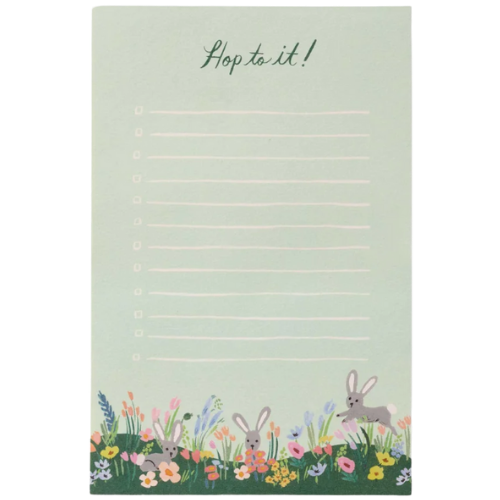 Rifle Paper Co. Hop To It Easter Notepad Checklist