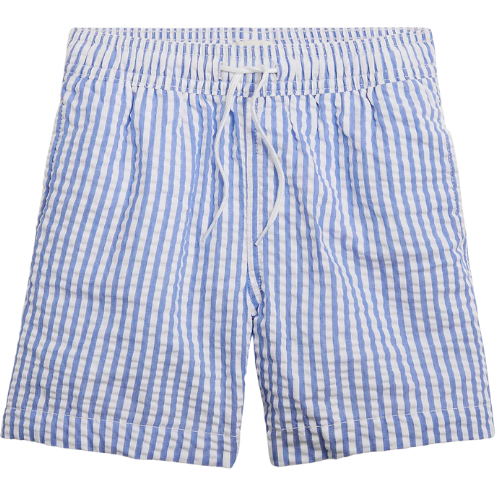 Seersucker Boys Swim Trunks